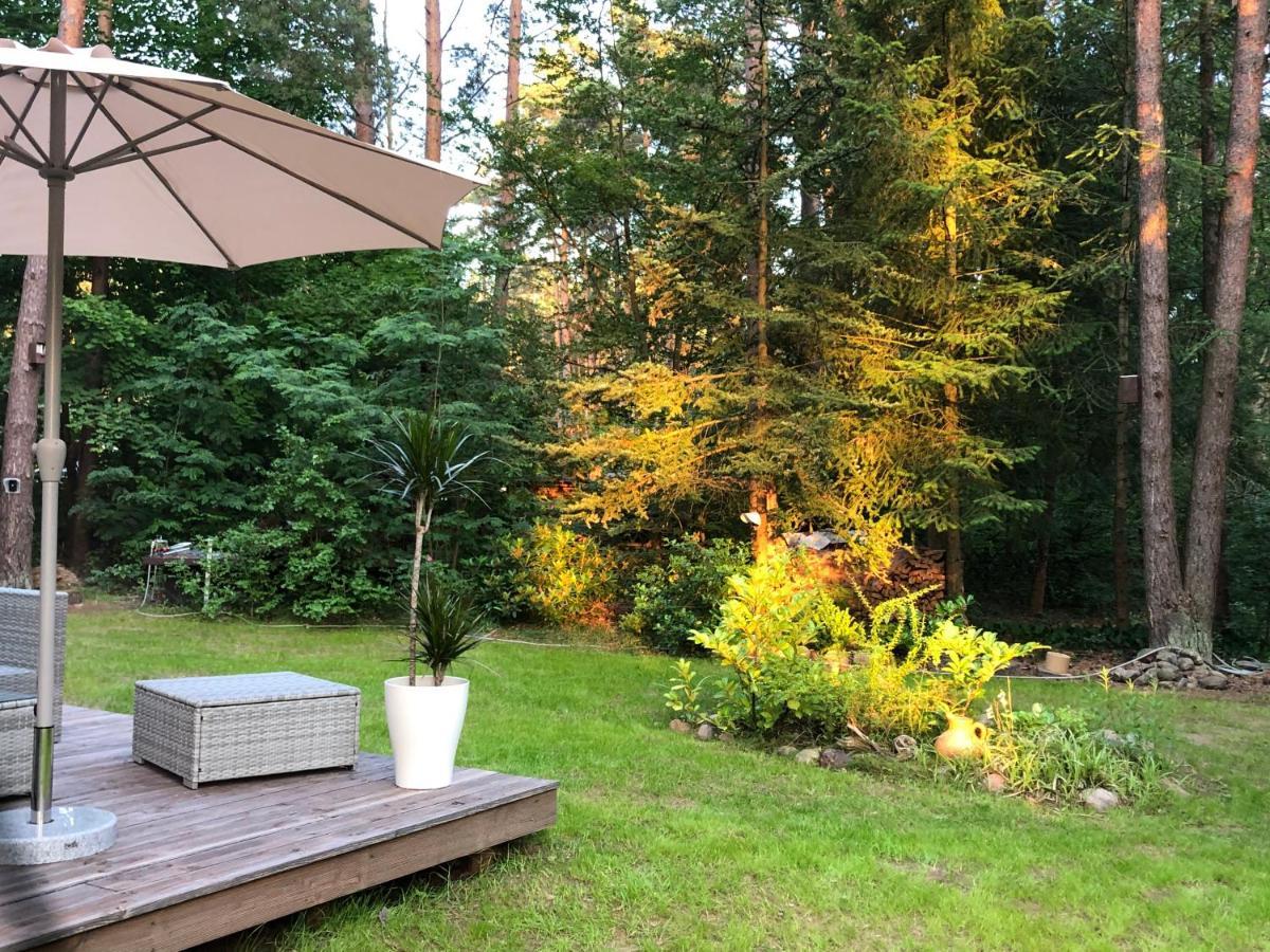 Ferienhaus Reetdach 1300Qm Privatgrundstueck Bootssteg Sauna Templin Luebbesee Uckermark Erholung Pur Seenplatte Petersdorf  외부 사진