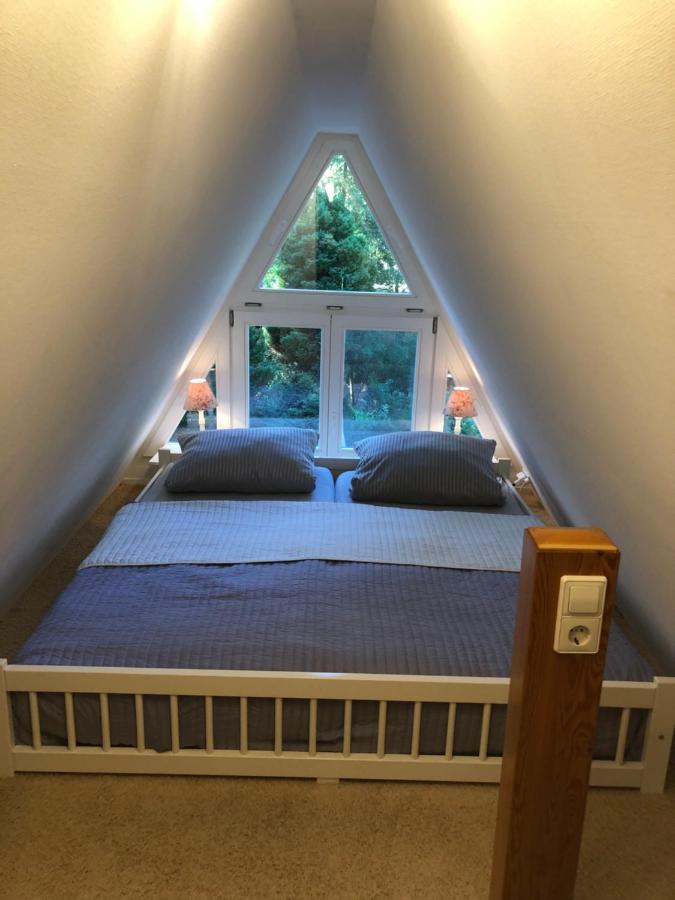 Ferienhaus Reetdach 1300Qm Privatgrundstueck Bootssteg Sauna Templin Luebbesee Uckermark Erholung Pur Seenplatte Petersdorf  외부 사진